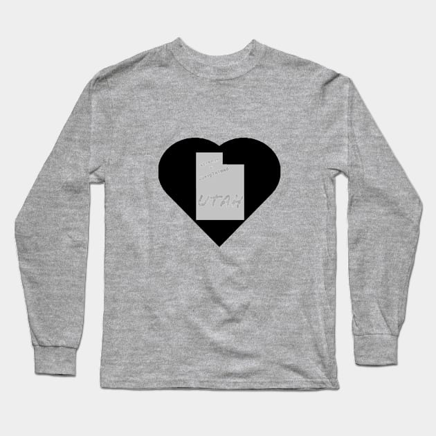 Strange Utah heart Long Sleeve T-Shirt by Strange_Utah